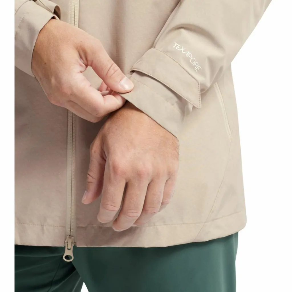 Jack Wolfskin Regenjacken<· LITESTRIDE 3IN1 JKT M oyster