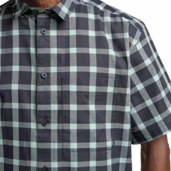 Jack Wolfskin Camping|Camping<· PLANALTO SHIRT M CHECK dark navy