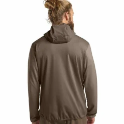 Jack Wolfskin Fleecejacken<· PRELIGHT TRAIL HOODY M cold coffee