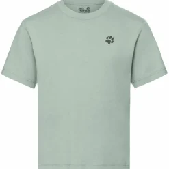 Jack Wolfskin Shirts<· PRINT T K HIKE green zinnia