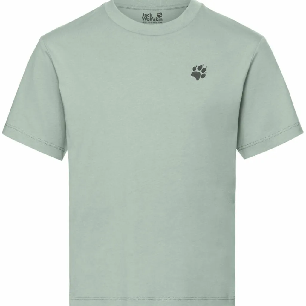 Jack Wolfskin Shirts<· PRINT T K HIKE green zinnia