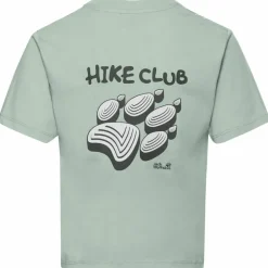 Jack Wolfskin Shirts<· PRINT T K HIKE green zinnia