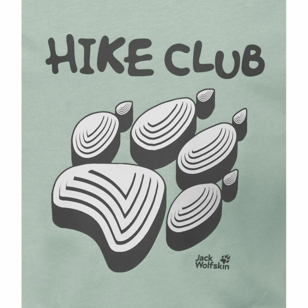 Jack Wolfskin Shirts<· PRINT T K HIKE green zinnia