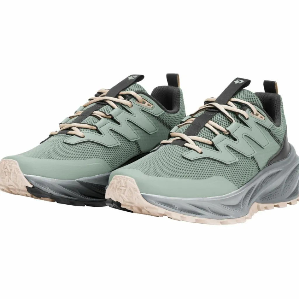 Jack Wolfskin Wanderschuhe<· PS TRAIL LOW W green zinnia