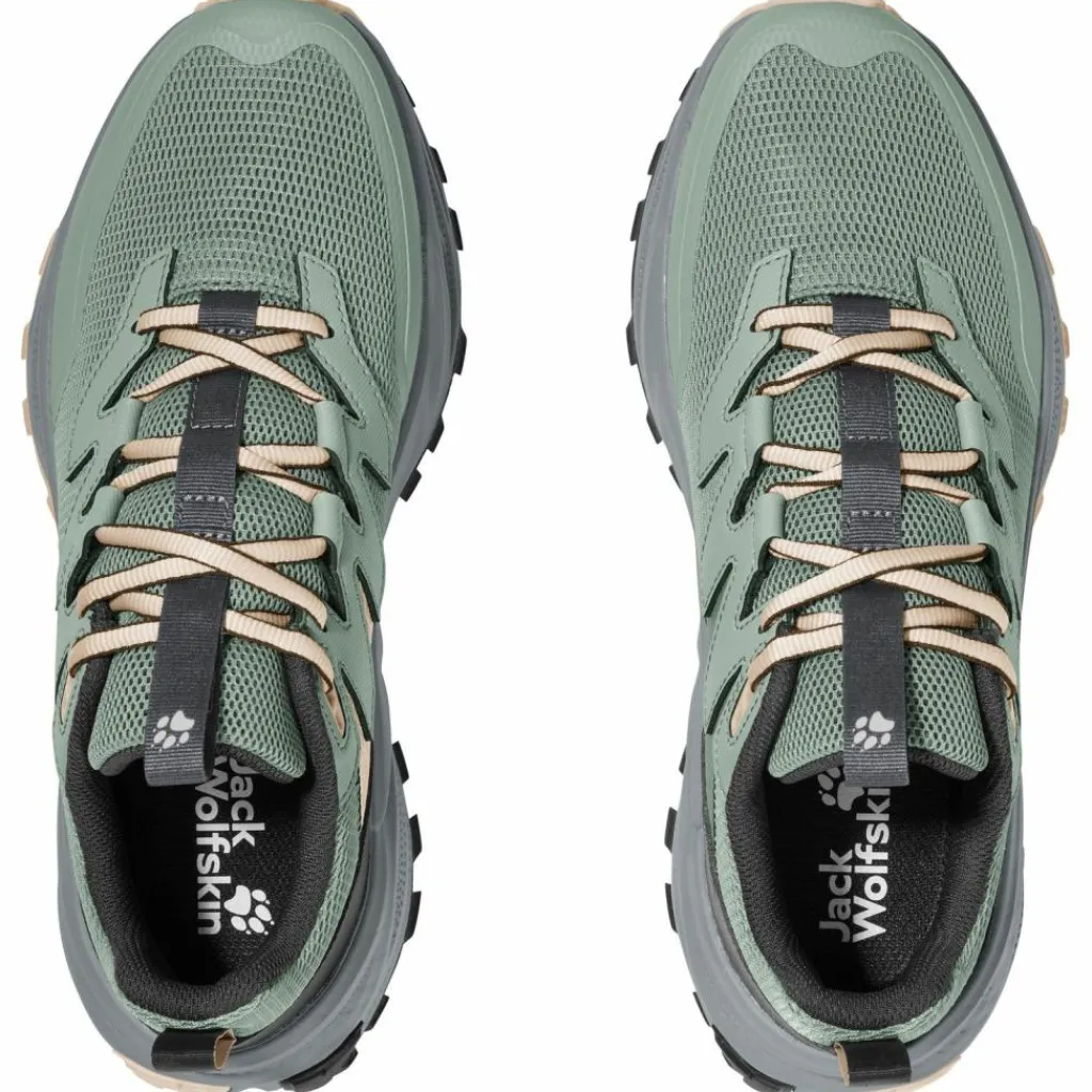 Jack Wolfskin Wanderschuhe<· PS TRAIL LOW W green zinnia
