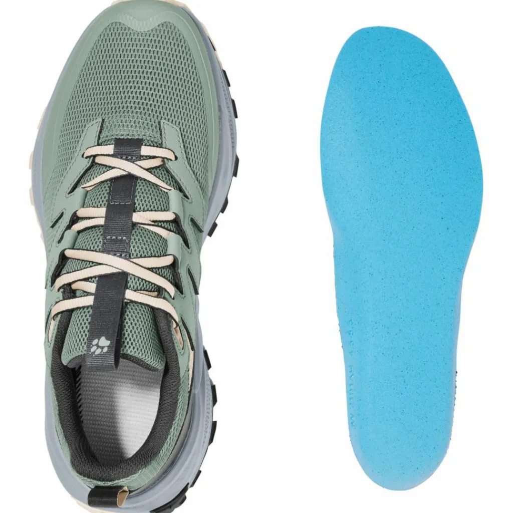 Jack Wolfskin Wanderschuhe<· PS TRAIL LOW W green zinnia