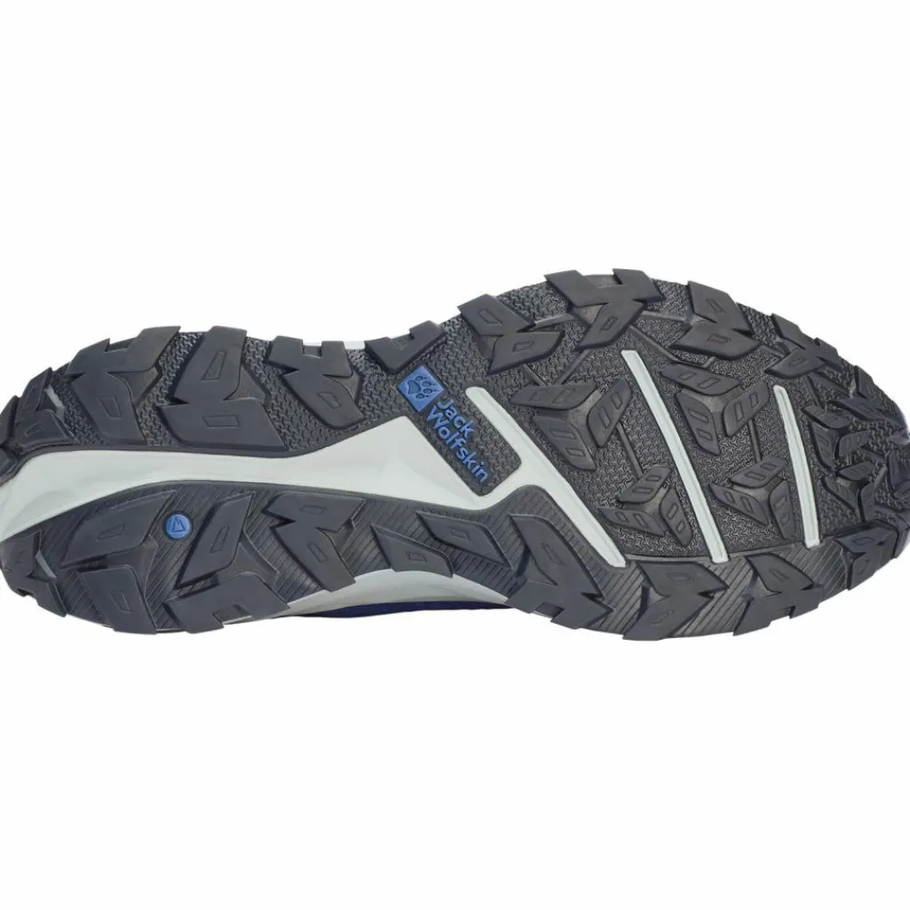 Jack Wolfskin Wanderschuhe<· PS TRAIL KNIT LOW M blue orchid