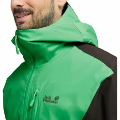 Jack Wolfskin Regenjacken<· RAINRUSH 2L JKT M lizard