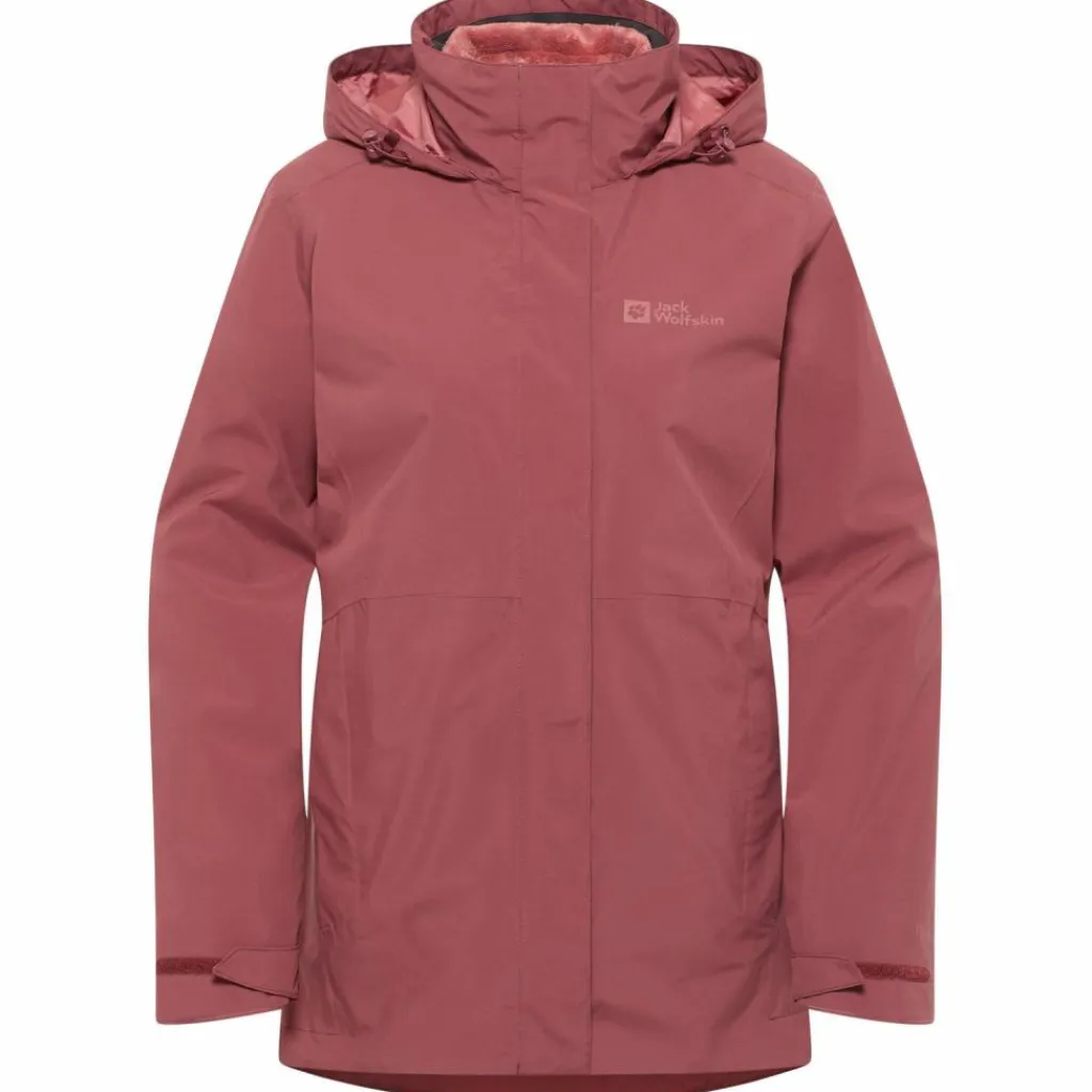 Jack Wolfskin Winterjacken<· ROTWAND 3IN1 JKT W red ochre