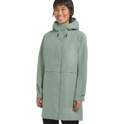 Jack Wolfskin Camping|Camping<· TERRAVIEW 2L COATW green zinnia