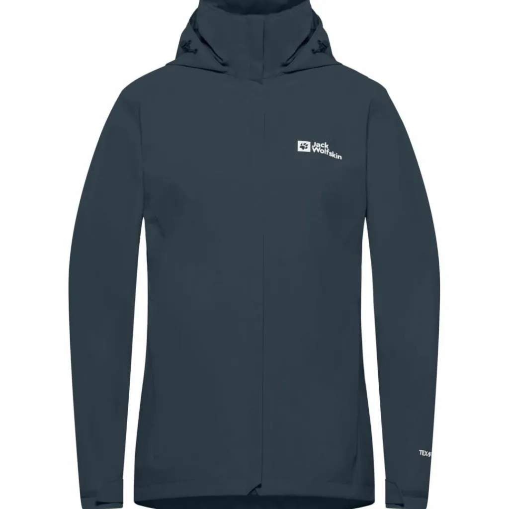 Jack Wolfskin Regenjacken|Übergangsjacken<· TRAILTIME 2L JKT W midnight sky