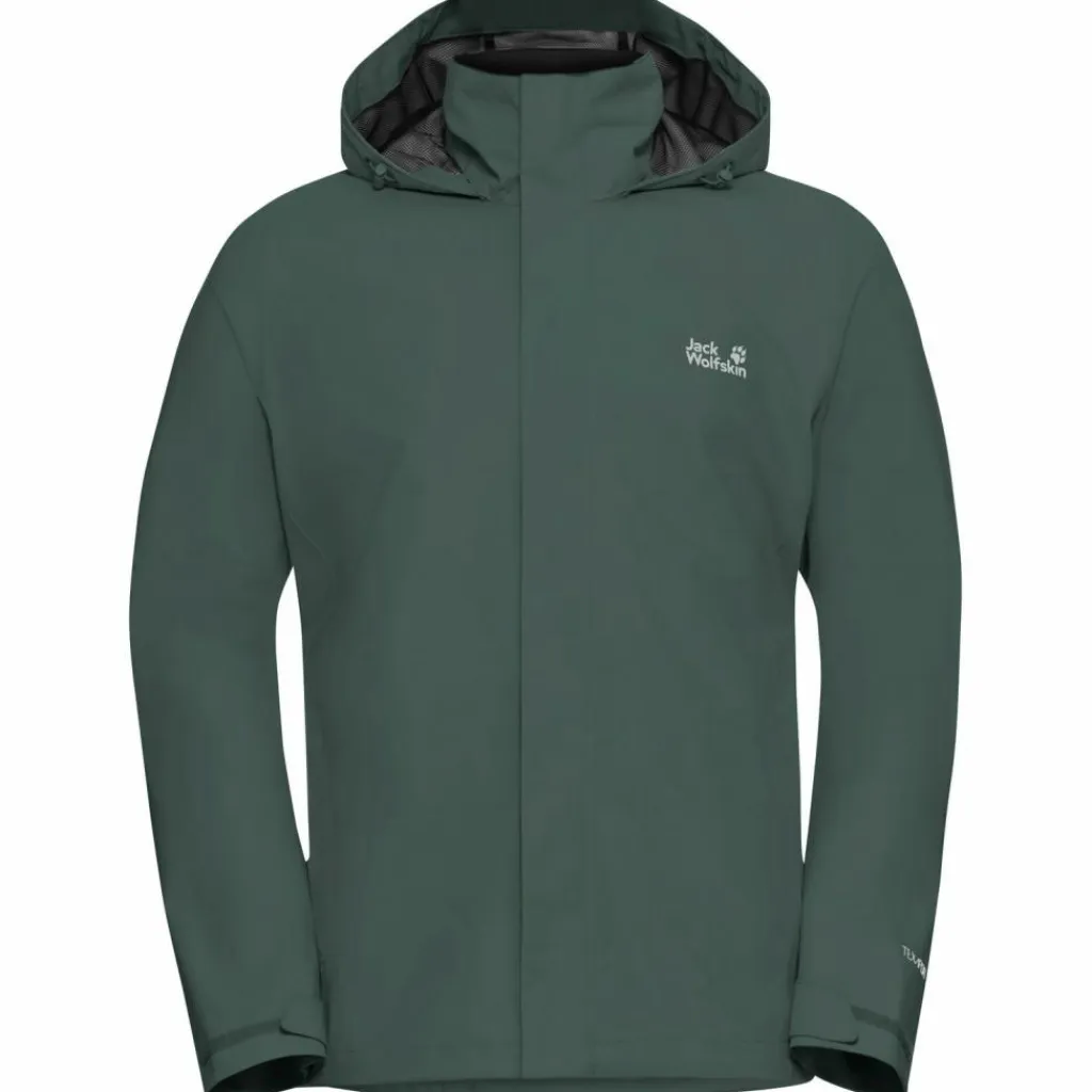 Jack Wolfskin Regenjacken<· TRAILTIME 2L JKT M sago palm