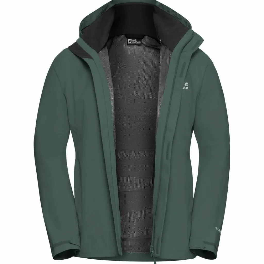 Jack Wolfskin Regenjacken<· TRAILTIME 2L JKT M sago palm