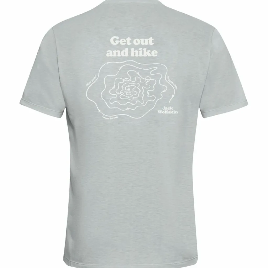 Jack Wolfskin Camping|Camping<· VONNAN GRAPHIC T M OUTDOOR cool grey