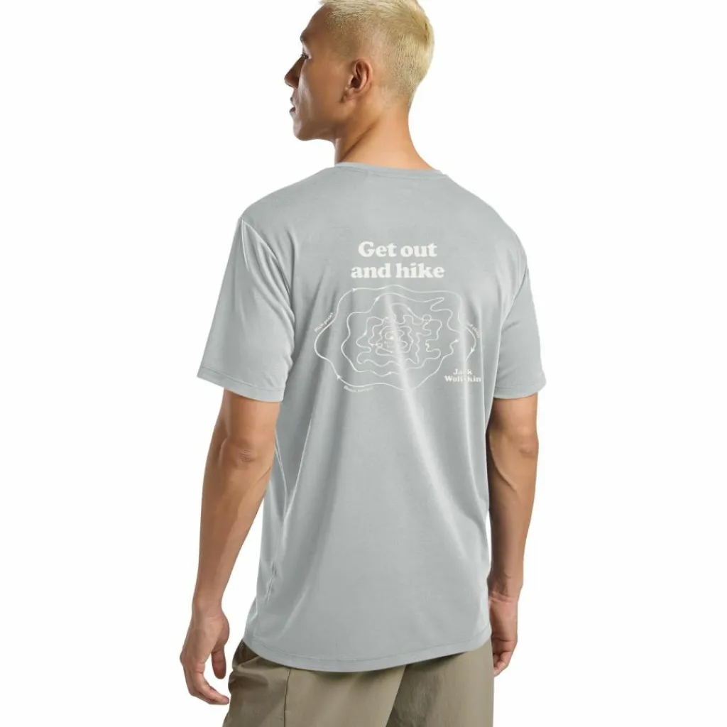 Jack Wolfskin Camping|Camping<· VONNAN GRAPHIC T M OUTDOOR cool grey