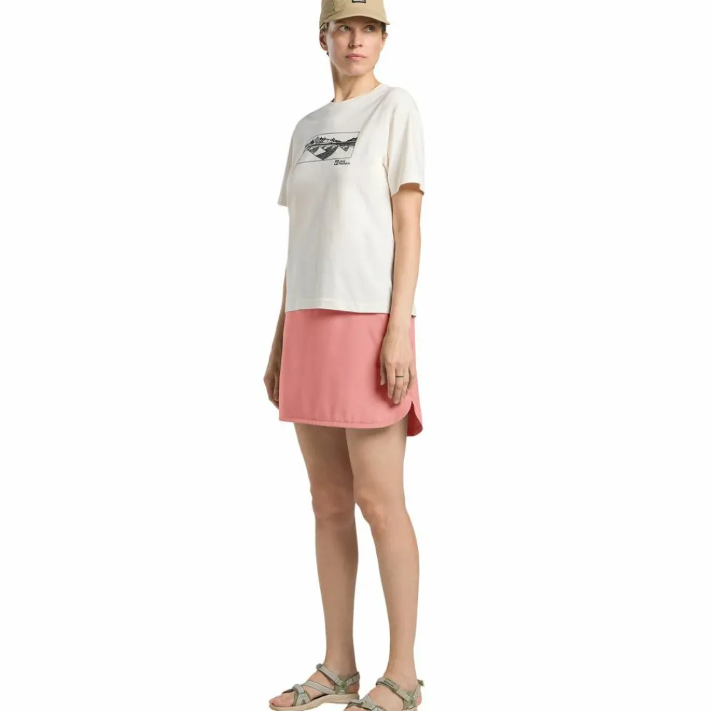Jack Wolfskin Camping|Camping<· WAIMEA SKORT W mineral red