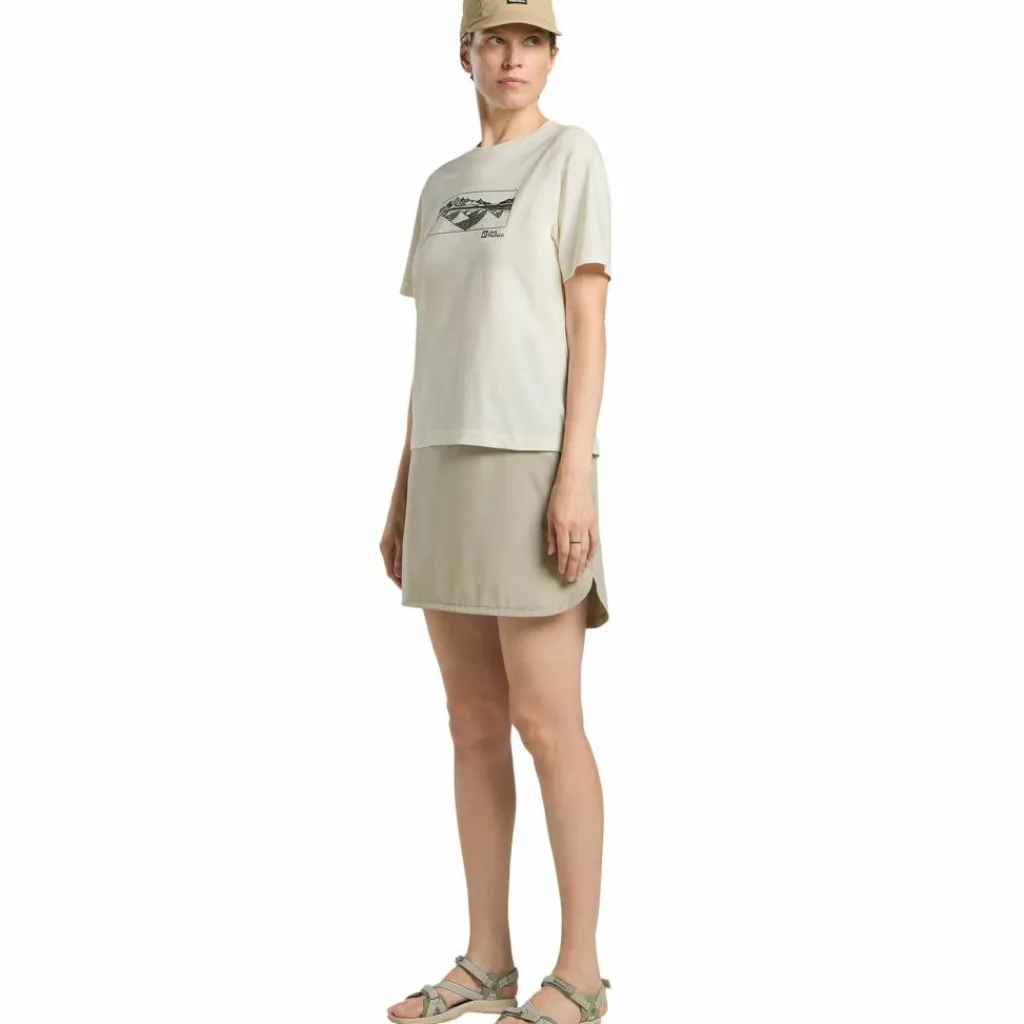 Jack Wolfskin Camping<· WAIMEA SKORT W stone