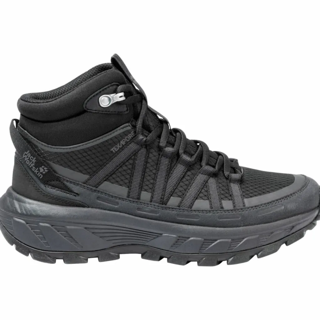 Jack Wolfskin Camping|Camping<· WILD HIKE TEXAPORE MID W black