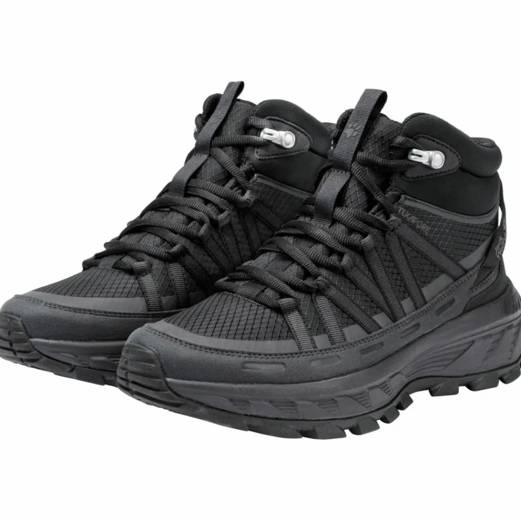 Jack Wolfskin Camping|Camping<· WILD HIKE TEXAPORE MID W black