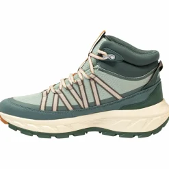 Jack Wolfskin Wanderschuhe<· WILD HIKE TEXAPORE MID M green zinnia