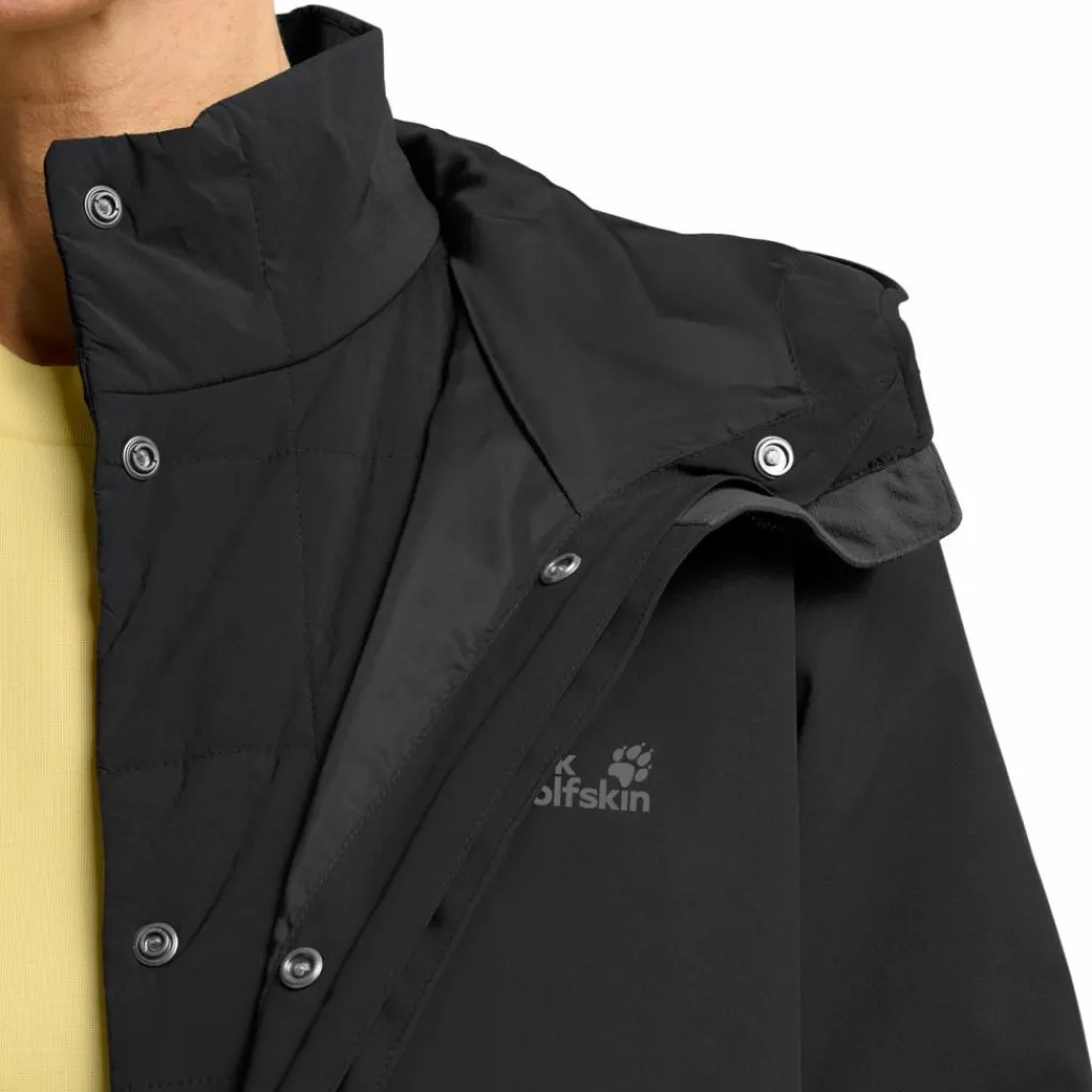 Jack Wolfskin Camping|Mäntel<· WINTERDUNE 3IN1 COAT W black
