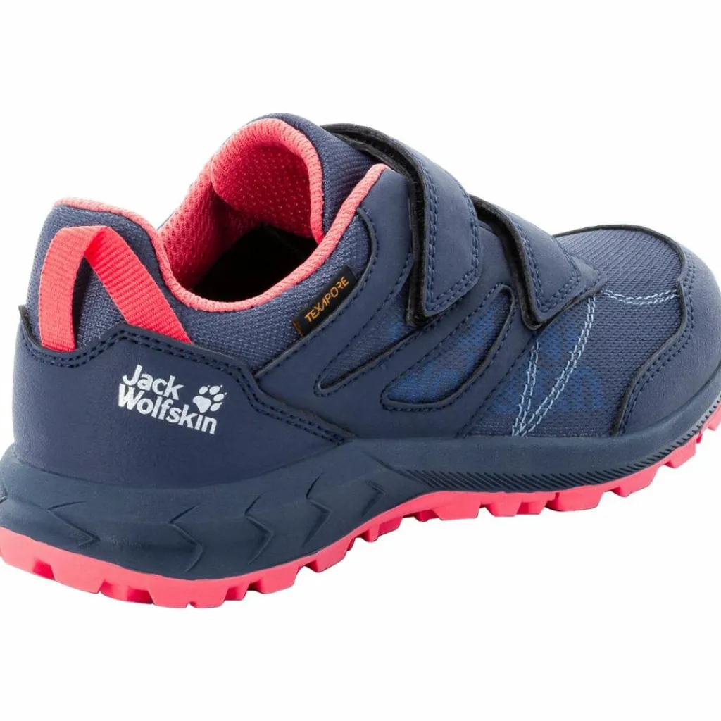 Jack Wolfskin Wanderschuhe<· WOODLAND TEXAPORE dark blue-rose