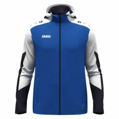 JAKO Fußball|Jacken<· Dynamic Kapuzenjacke Kids blauweissblau