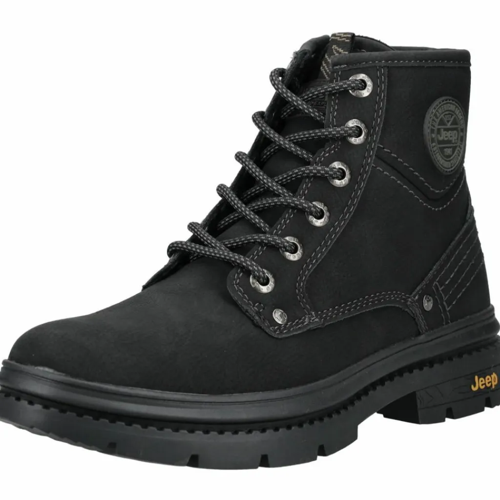 JEEP Boots & Stiefel|Winterschuhe<· Stiefelette Schwarz