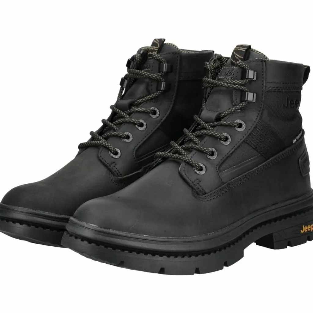 JEEP Winterschuhe|Boots & Stiefel<· Stiefelette Schwarz