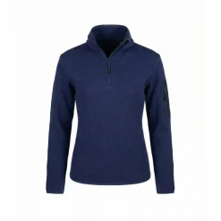 New · 1/4 Zip Strickfleecepullover Helmi Damen Fleecejacken