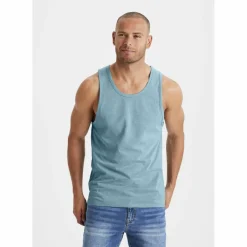 John Devin Tops & Tanks<· Tanktop rot - t&uuml;rkis