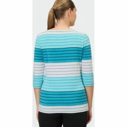 JOY sportswear Training|Shirts<· LUANA light topaz stripes