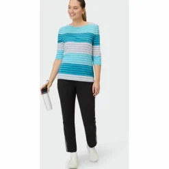 JOY sportswear Training|Shirts<· LUANA light topaz stripes