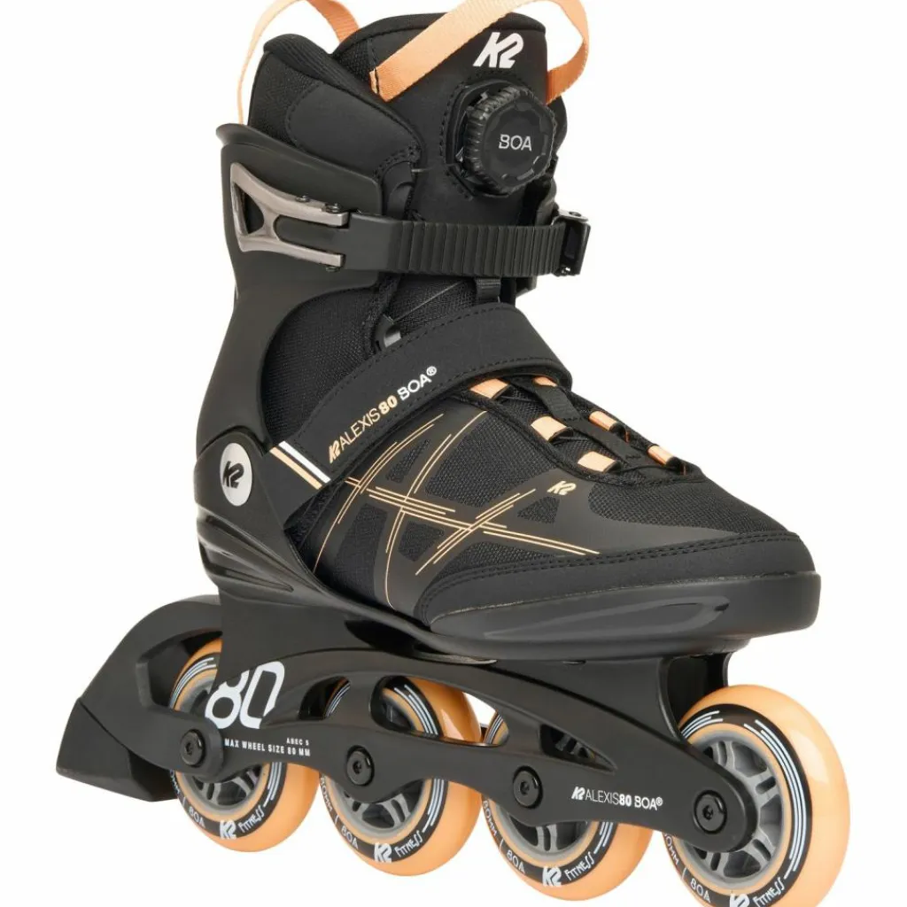 K2 Inlineskating<· ALEXIS 80 blackpeach