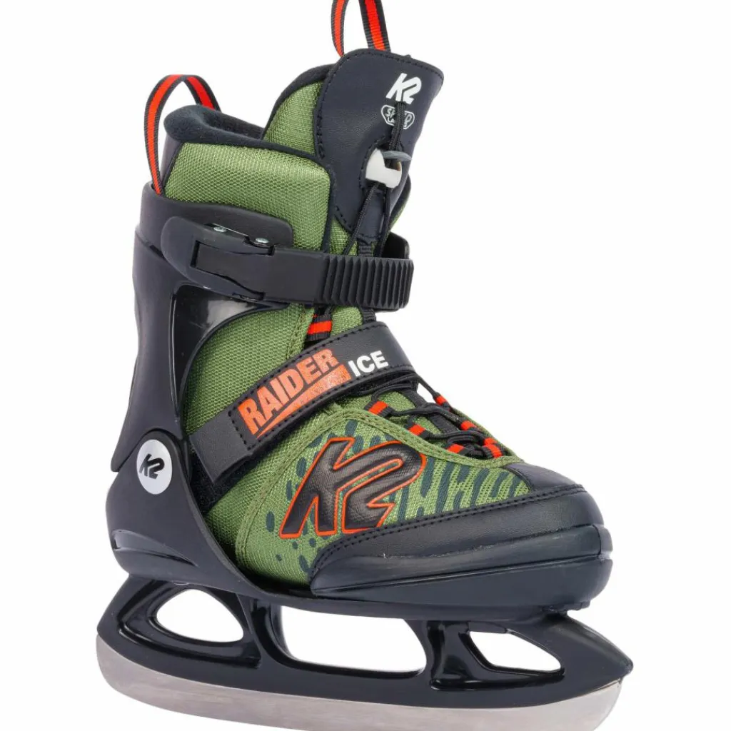 K2 Eislaufen<· RAIDER ICE green-orange