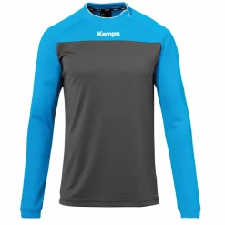 Kempa Handball<· PRIME LANGARMSHIRT anthra/kempablau
