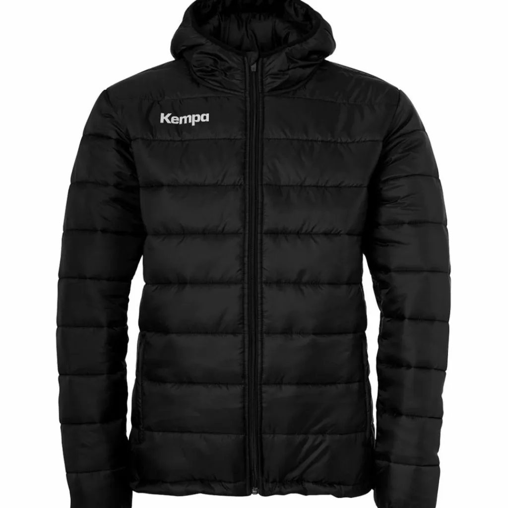 Kempa Handball<· Puffer Hood Jacket schwarz