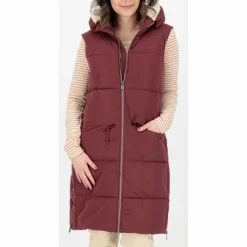 Outlet · GILMOUR LONG VEST Damen Mäntel|Winterjacken
