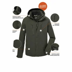 Discount · KOW 192 Herren Regenjacken|Übergangsjacken