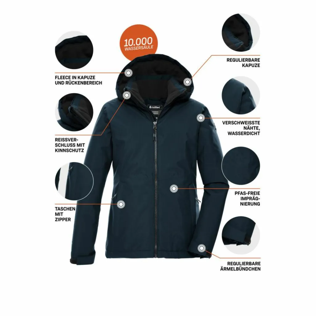 KILLTEC Jacken<· KOW 217 GRLS JCKT Blau3023