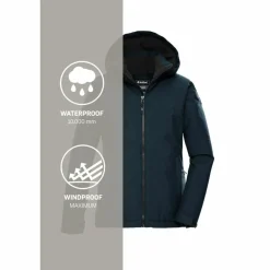 KILLTEC Jacken<· KOW 217 GRLS JCKT Blau3023