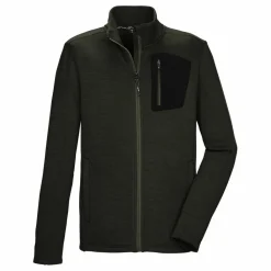 KILLTEC Fleecejacken<· KOW 80 MN FLX JCKT Dunkeloliv111