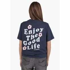 Kleinigkeit Loungewear<· Enjoy the Flowers dark blue