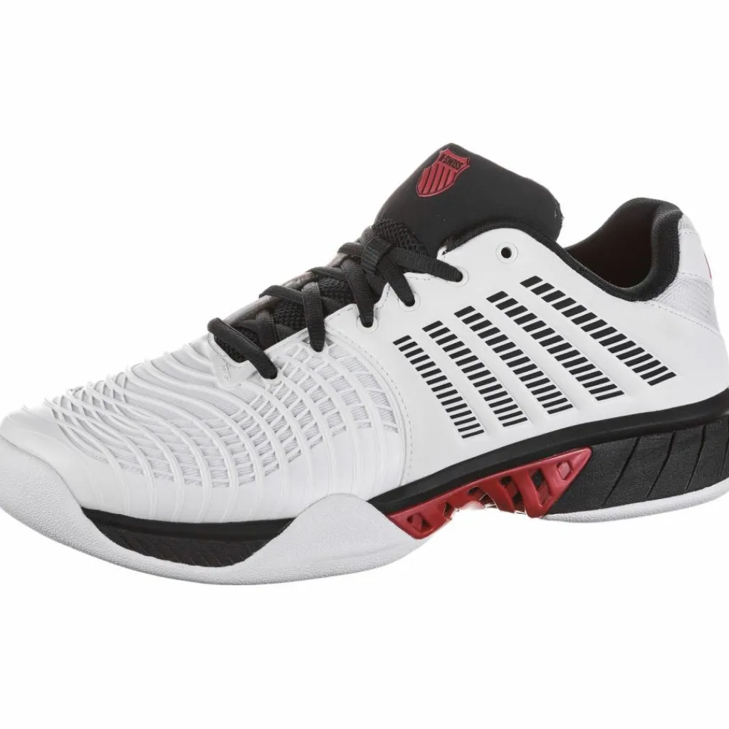 K-Swiss Tennis<· EXPRESS 3 CARPET bright white-stretch limo-high risk red