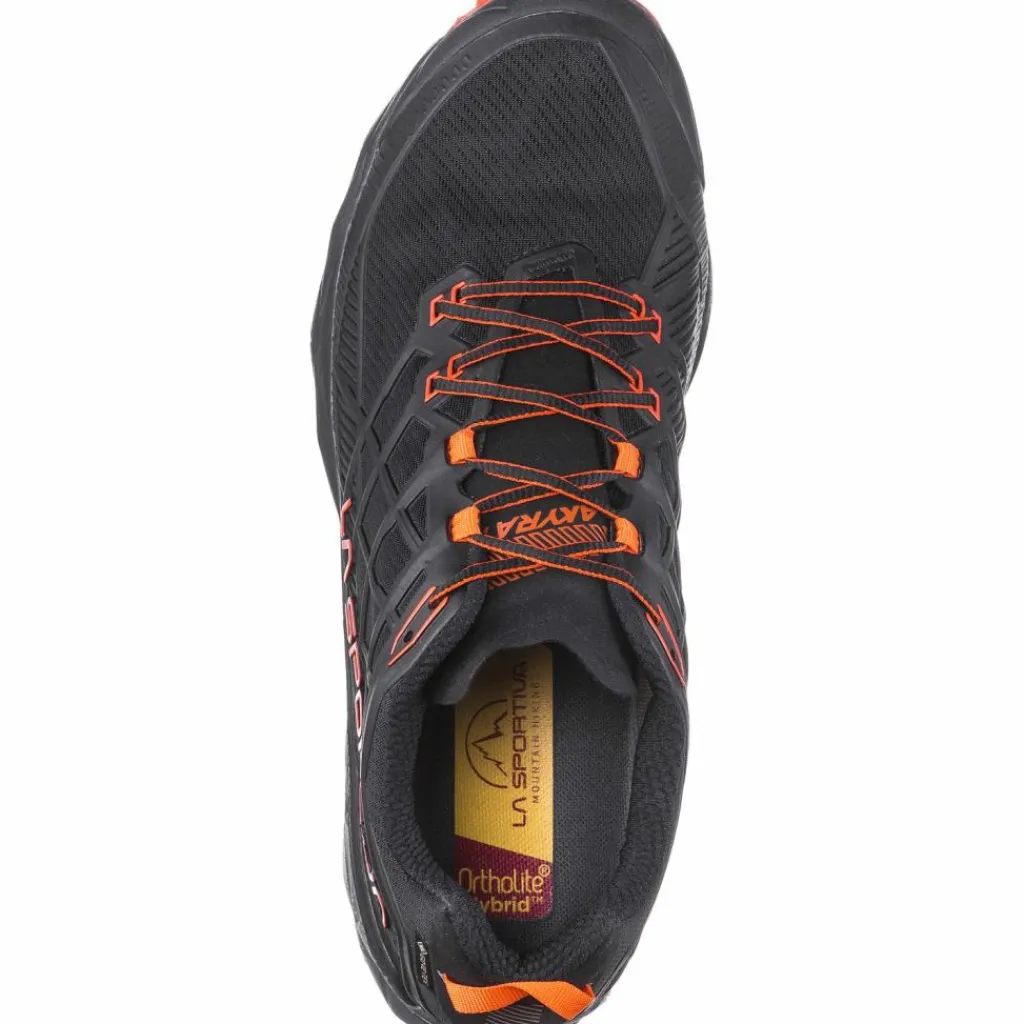 La Sportiva Wanderschuhe<· GTX Akyra II black-cherry tomato