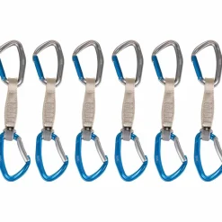 LACD Sicherung & Karabiner|Sicherung & Karabiner<· Quickdraw AS 6-er Pack grey-blue