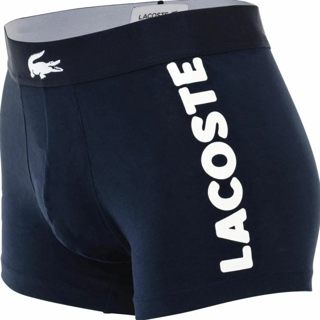 Lacoste Unterwäsche<· Boxershort Dunkelblau/Grau/Grün/Weiß