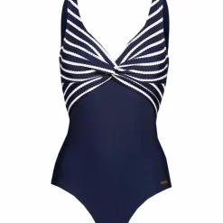 Lascana Schwimmen|Schwimmen<· Badeanzug navy-white
