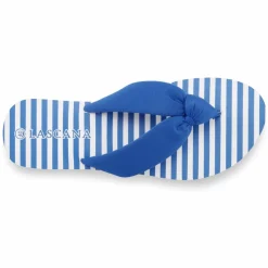 Lascana Zehentrenner<· Badezehentrenner blau - wei&szlig;