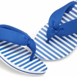Lascana Zehentrenner<· Badezehentrenner blau - wei&szlig;
